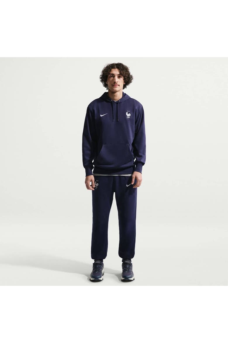 Men's Nike Blue France National Team Club Hoodie, Main, color, Blue