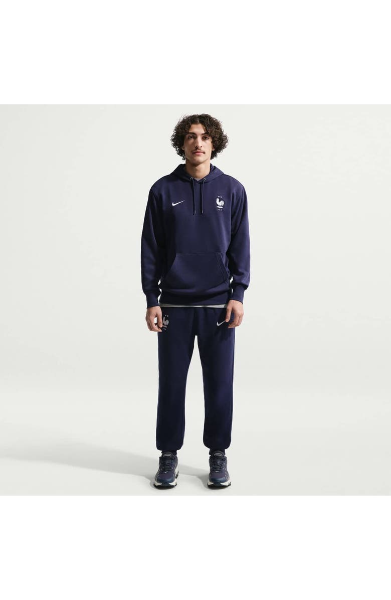 Nike Men's Nike Blue France National Team Club Hoodie, Main, color, Blue