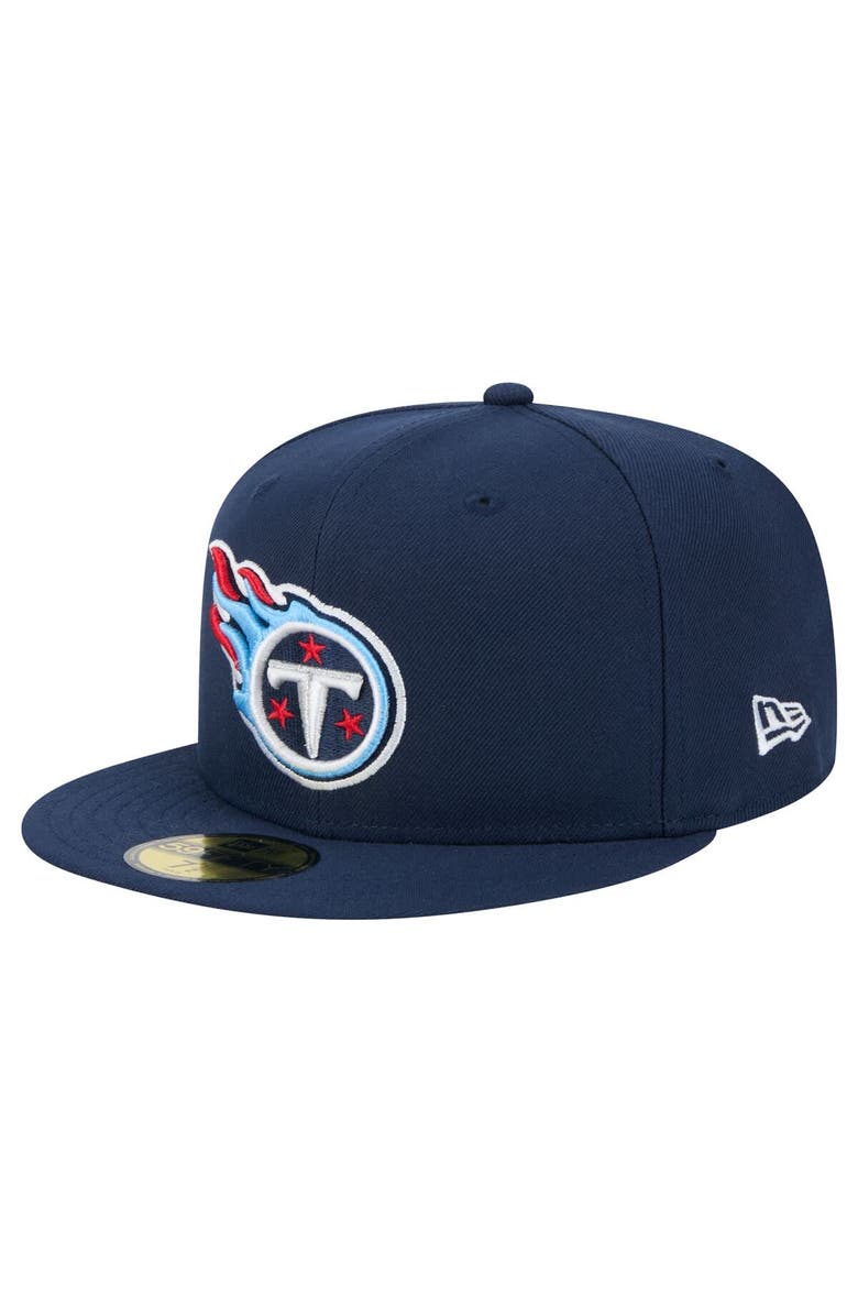 New Era Men's New Era Navy Tennessee Titans Main 59FIFTY Fitted Hat, Alternate, color, Navy