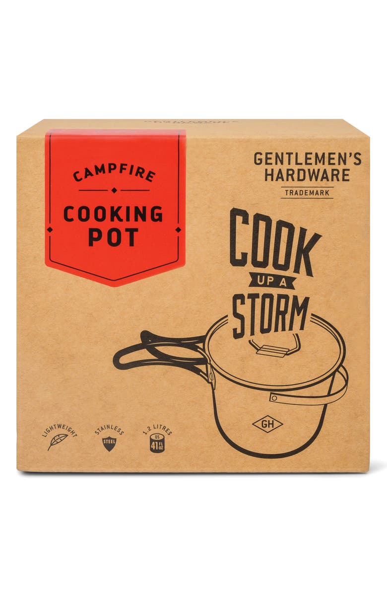 Gentlemen's Hardware Campfire Cooking Pot, Main, color,