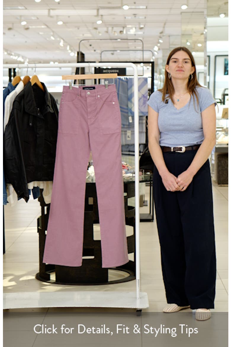 Crosbie Stitch Pocket High Waist Wide Leg Pants (Women) | Nordstrom