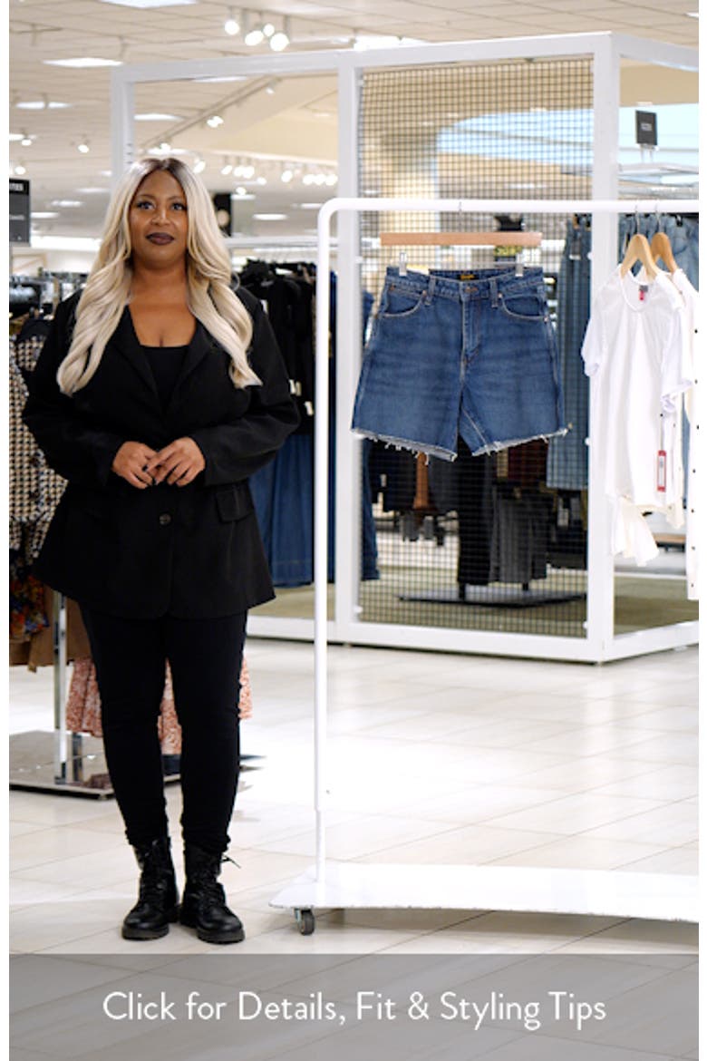 Cowboy High Waist Denim Cutoff Shorts video
