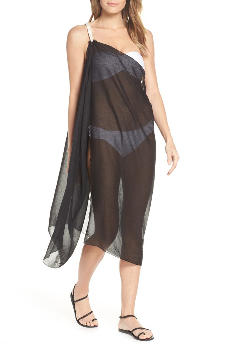 Spirit Cover-Up Vest, Alternate, color, BLACK