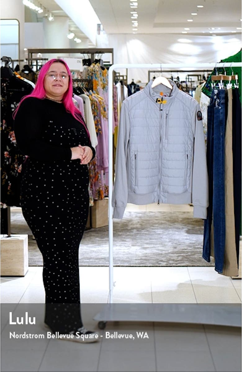 Elliot Water Repellent Mixed Media Jacket, sales video thumbnail