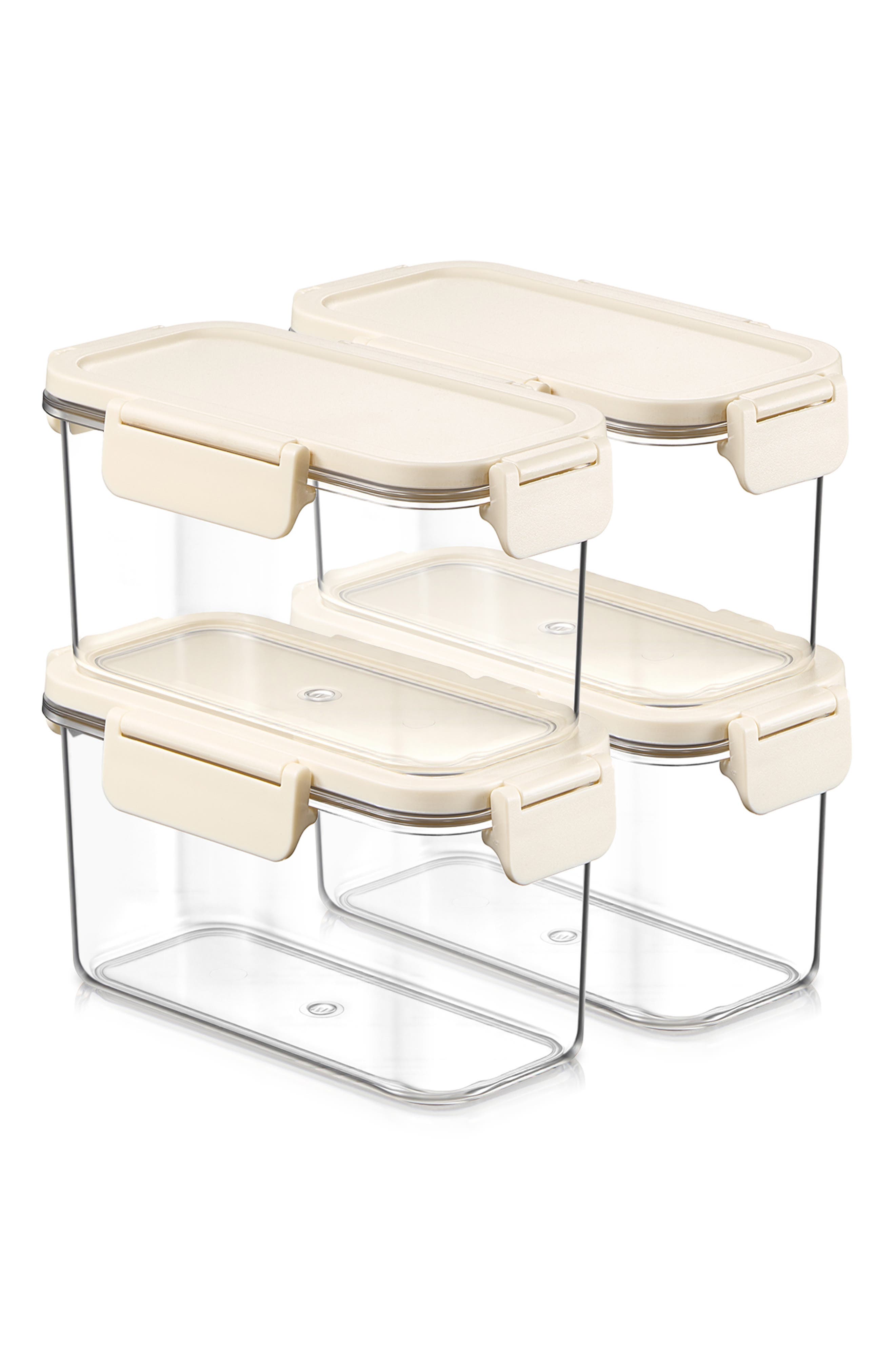 Set of 4 Airtight Food Storage Containers
