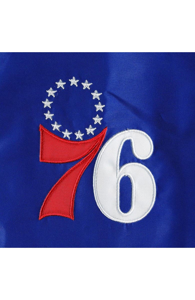 STARTER Men's Starter Blue New York Knicks The Triple Double Full-Zip Hoodie Jacket, Alternate, color, 