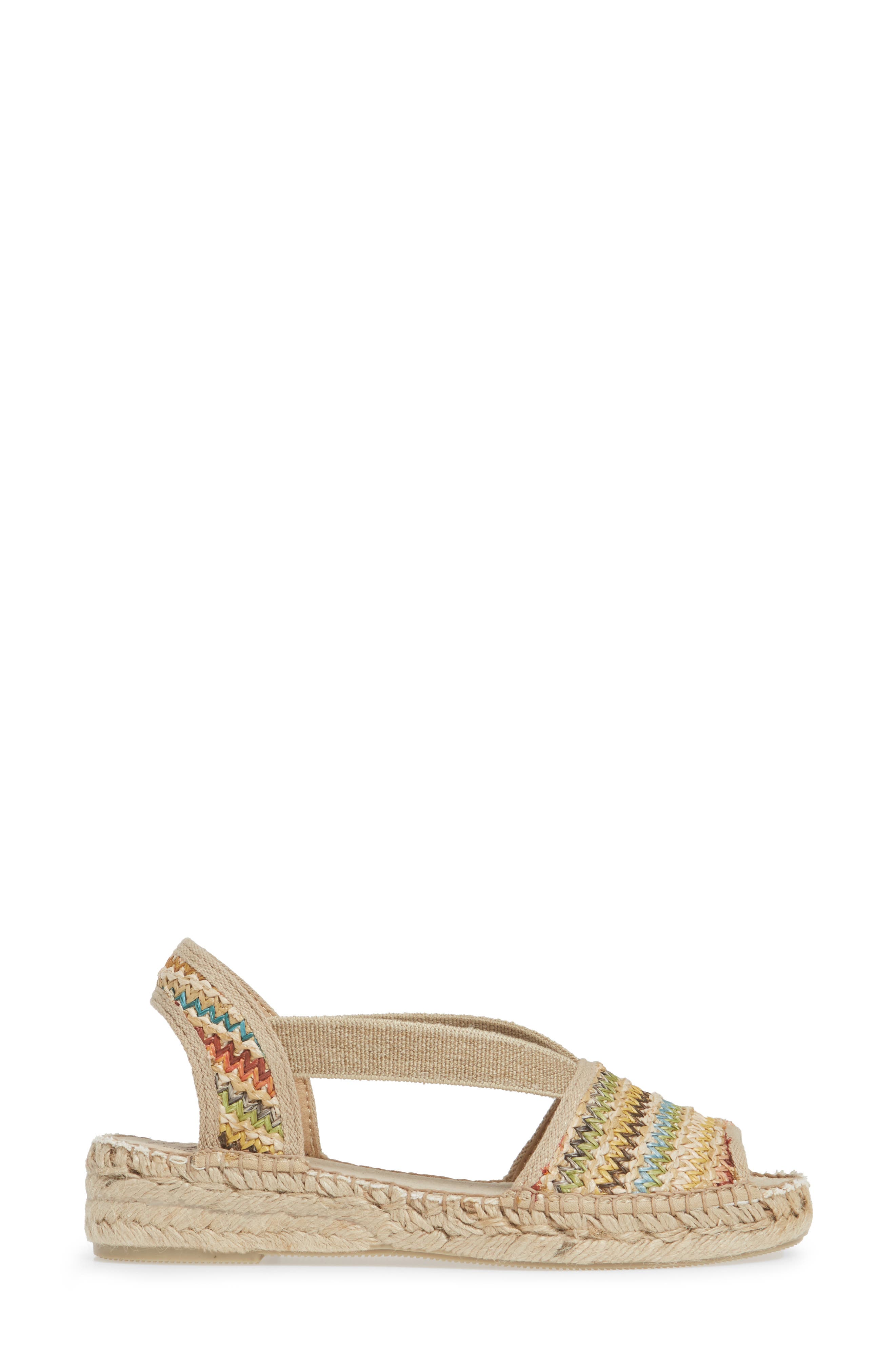 Estel Espadrille Wedge Sandal, Alternate, color, MULTI FABRIC