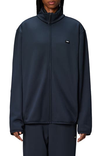 Rains Sintra Fleece Jacket In Blue