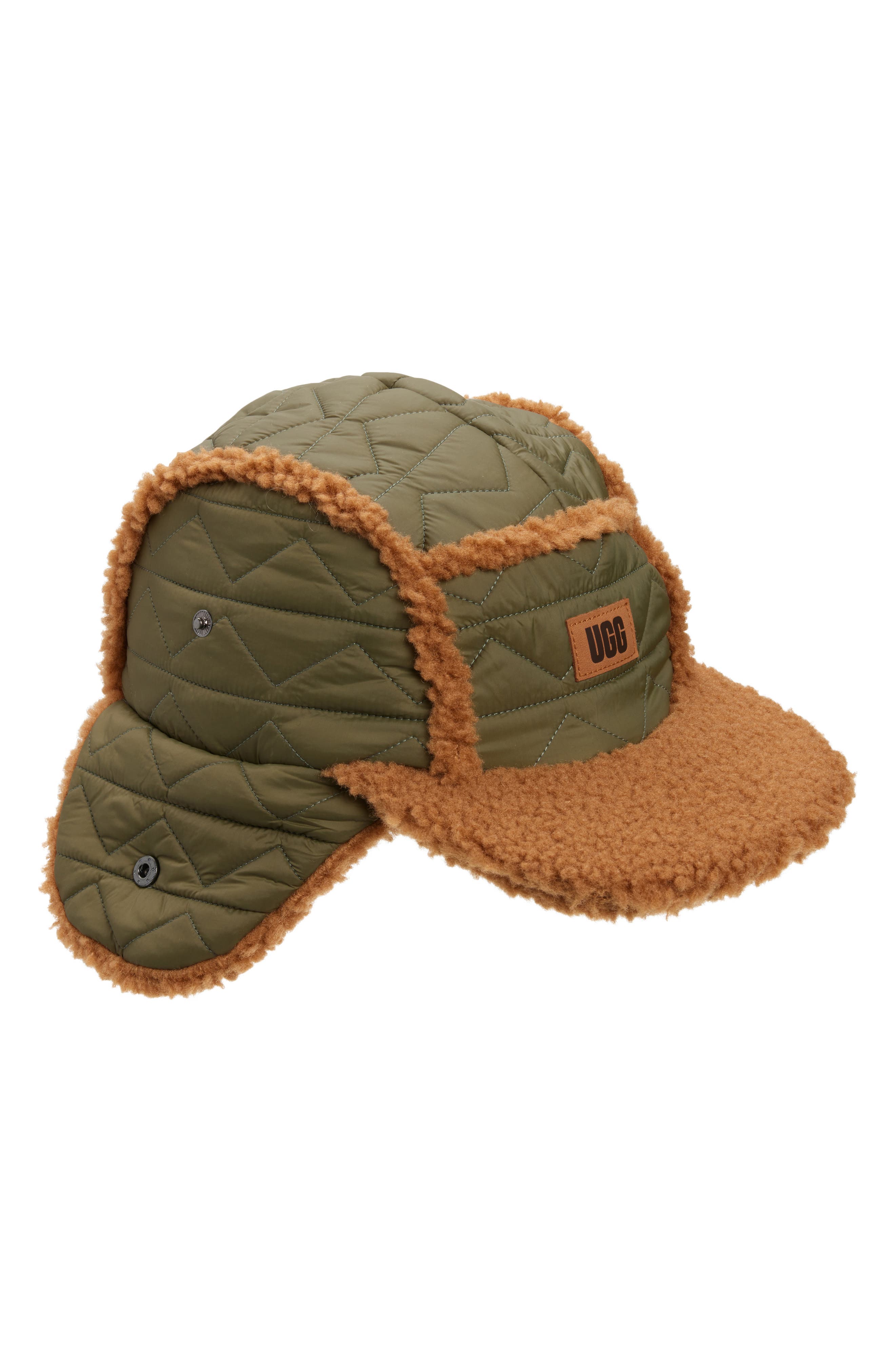 Fluff Faux Shearling Trapper Hat (Men) | Nordstrom