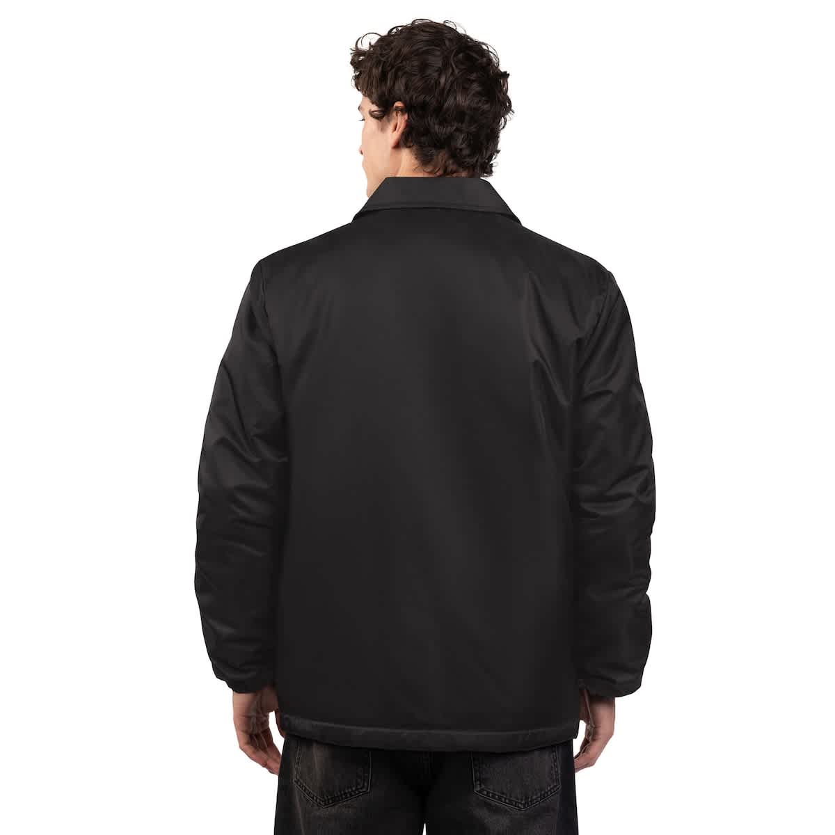 Men'sStarter  Black Detroit Tigers Full-Snap Coaches Jacket - image 2