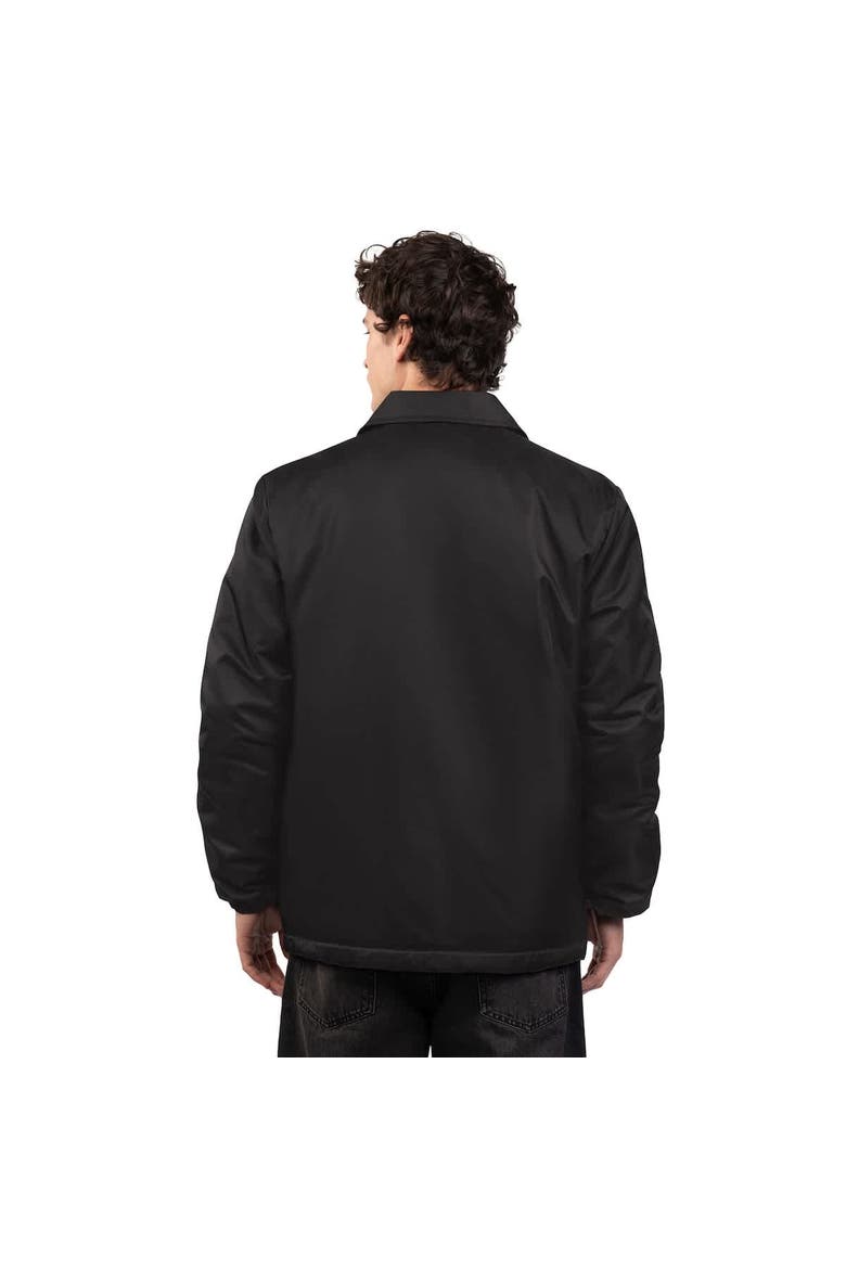 Men's Starter  Black Detroit Tigers Full-Snap Coaches Jacket, Alternate, color, Black