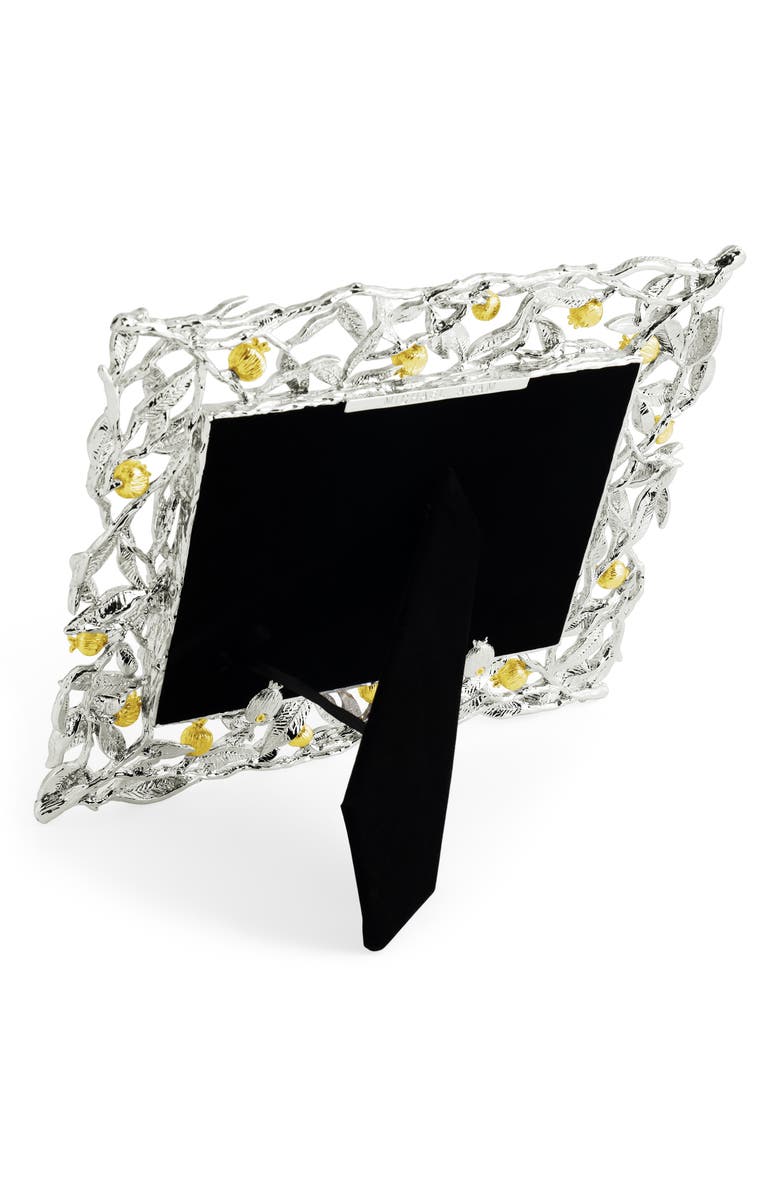 Michael Aram Pomegranate Convertible Easel Picture Frame, Alternate, color, Gold/ Silver