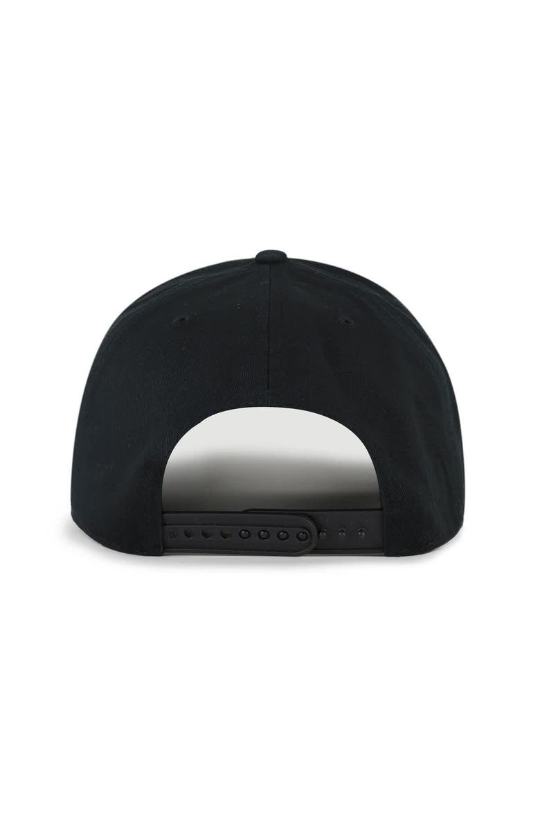 '47 Men's '47 Black/Brown Baltimore Orioles Cooperstown Break Wood Suede Hitch Adjustable Hat, Alternate, color, Black