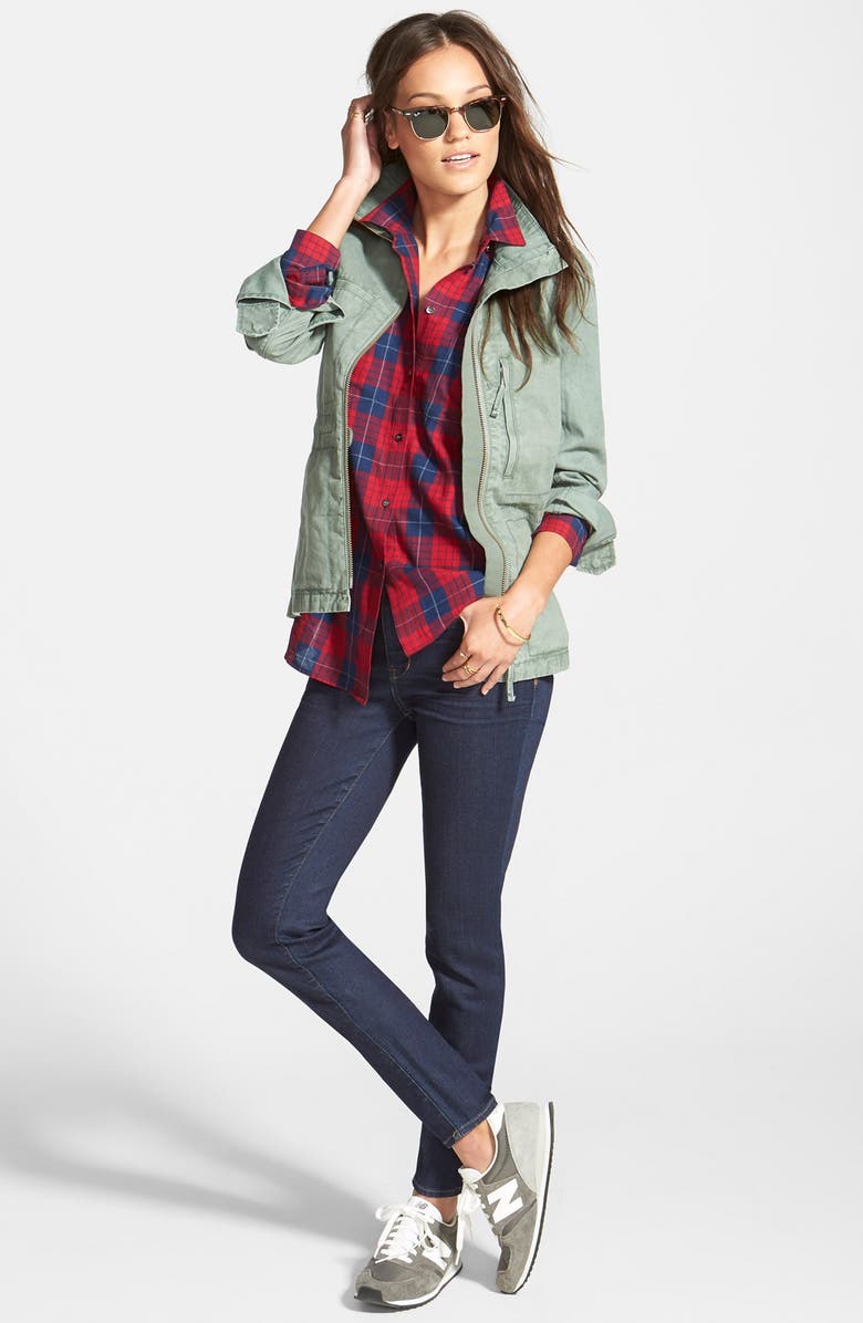 Madewell 'Edina Plaid' Oversize Boyshirt, Alternate, color, 