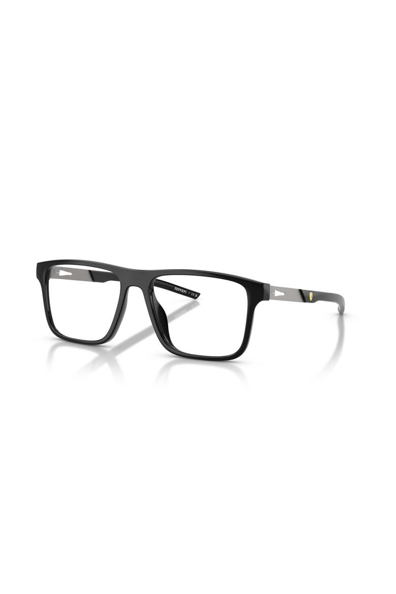53mm Rectangle optical glasses, Main, color, Black