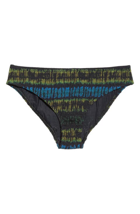 Marseille Tie Dye Smocked Bikini Bottoms