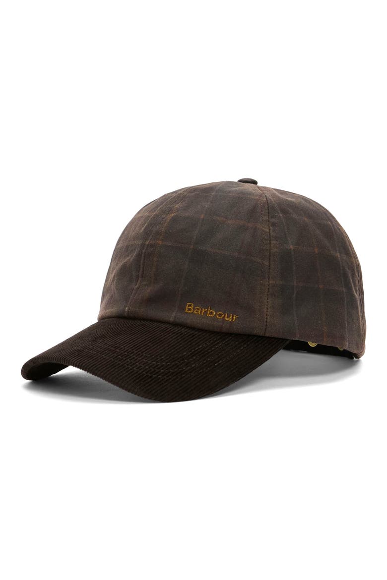 Arlene Tartan Waxed Cap, Main, color, MUTED TARTAN