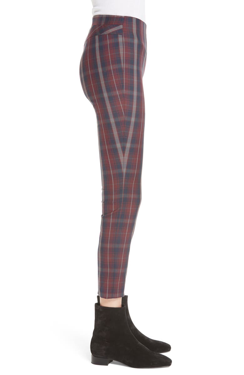 rag & bone Simone Plaid Yoke Pants, Alternate, color, 