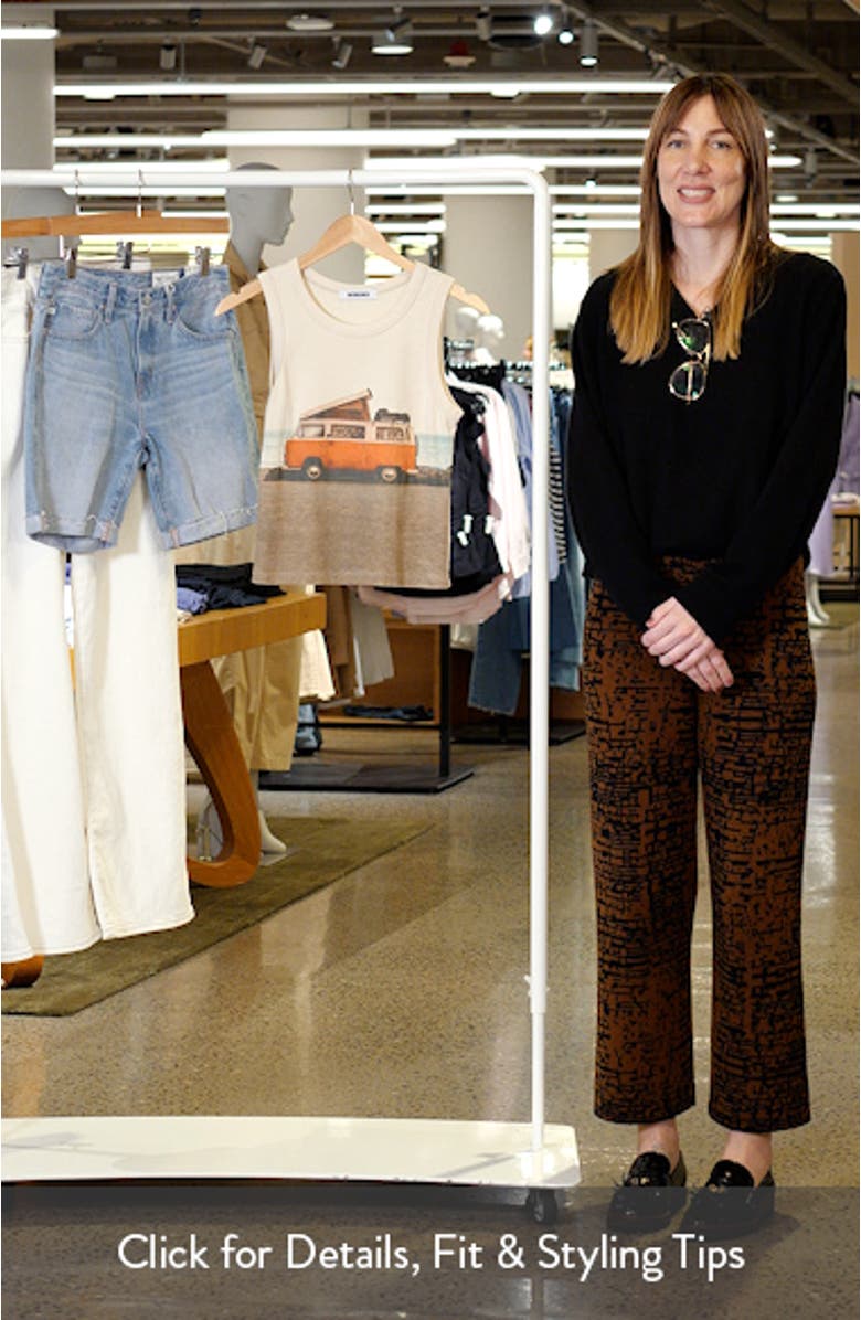 Beach Camper Cotton Graphic Tank, sales video thumbnail