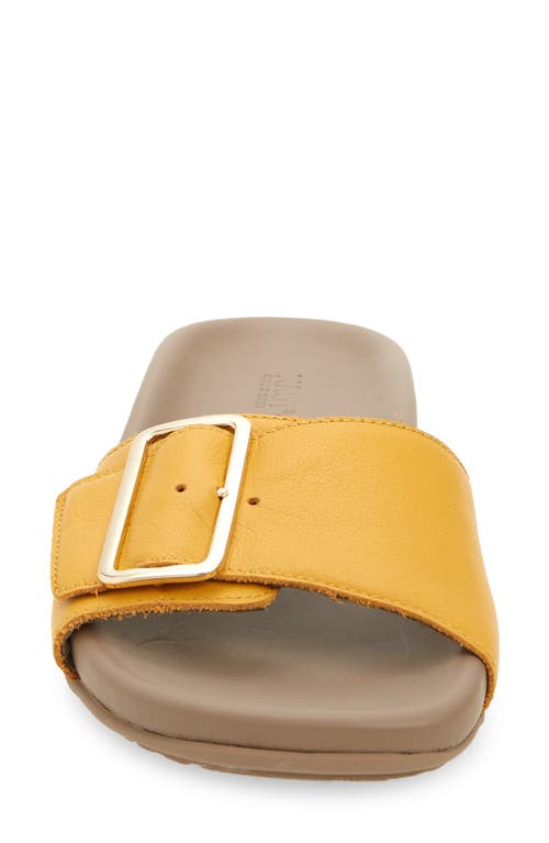 Naot Tahiti Slide Sandal In Marigold Leather