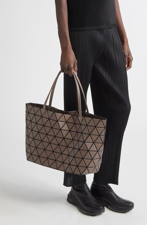 Bao Bao Issey Miyake Bateau Matte Prism Tote In Brown