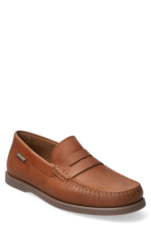 Mephisto Niklas Penny Loafer In Tobacco Grizzly
