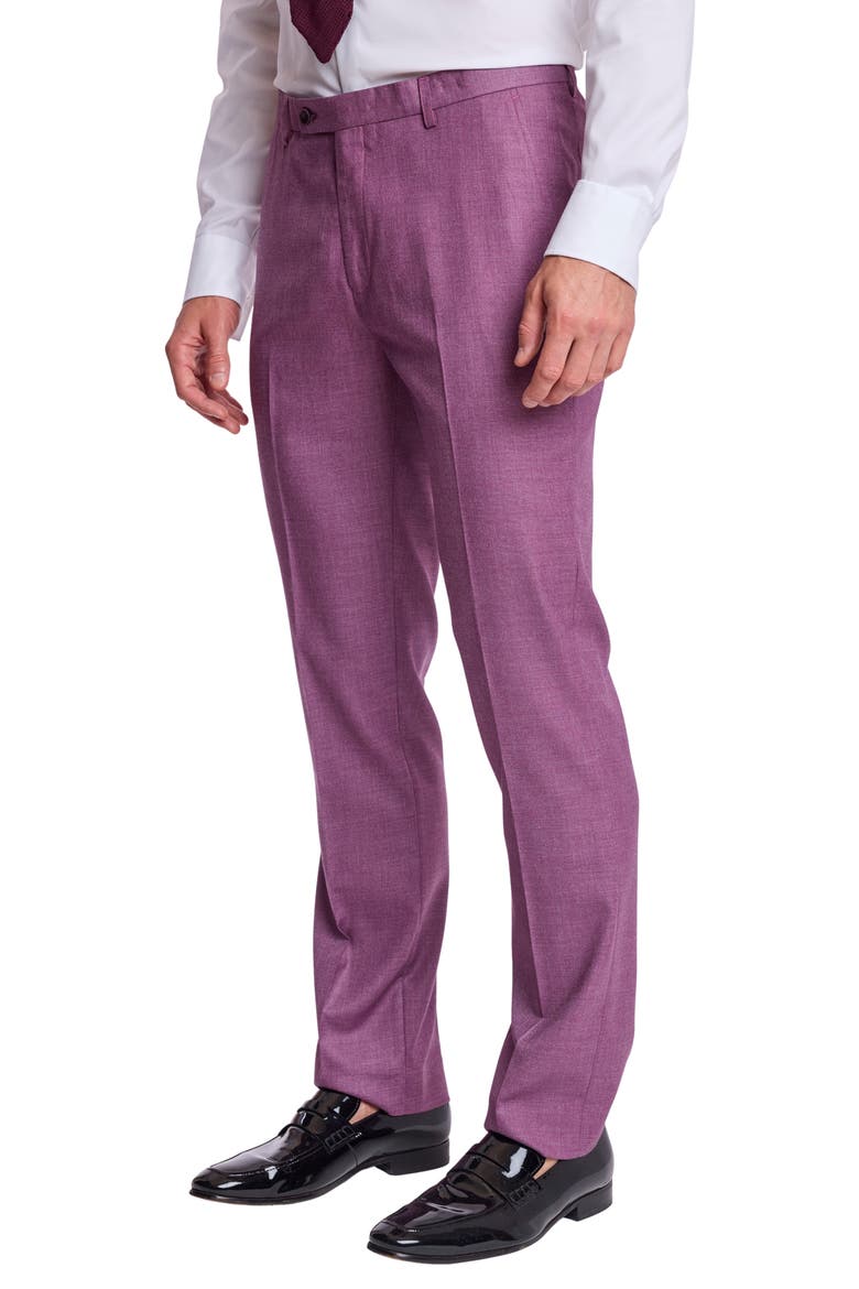 Downing Slim Fit Pants, Alternate, color, SUGAR PLUM SHARK
