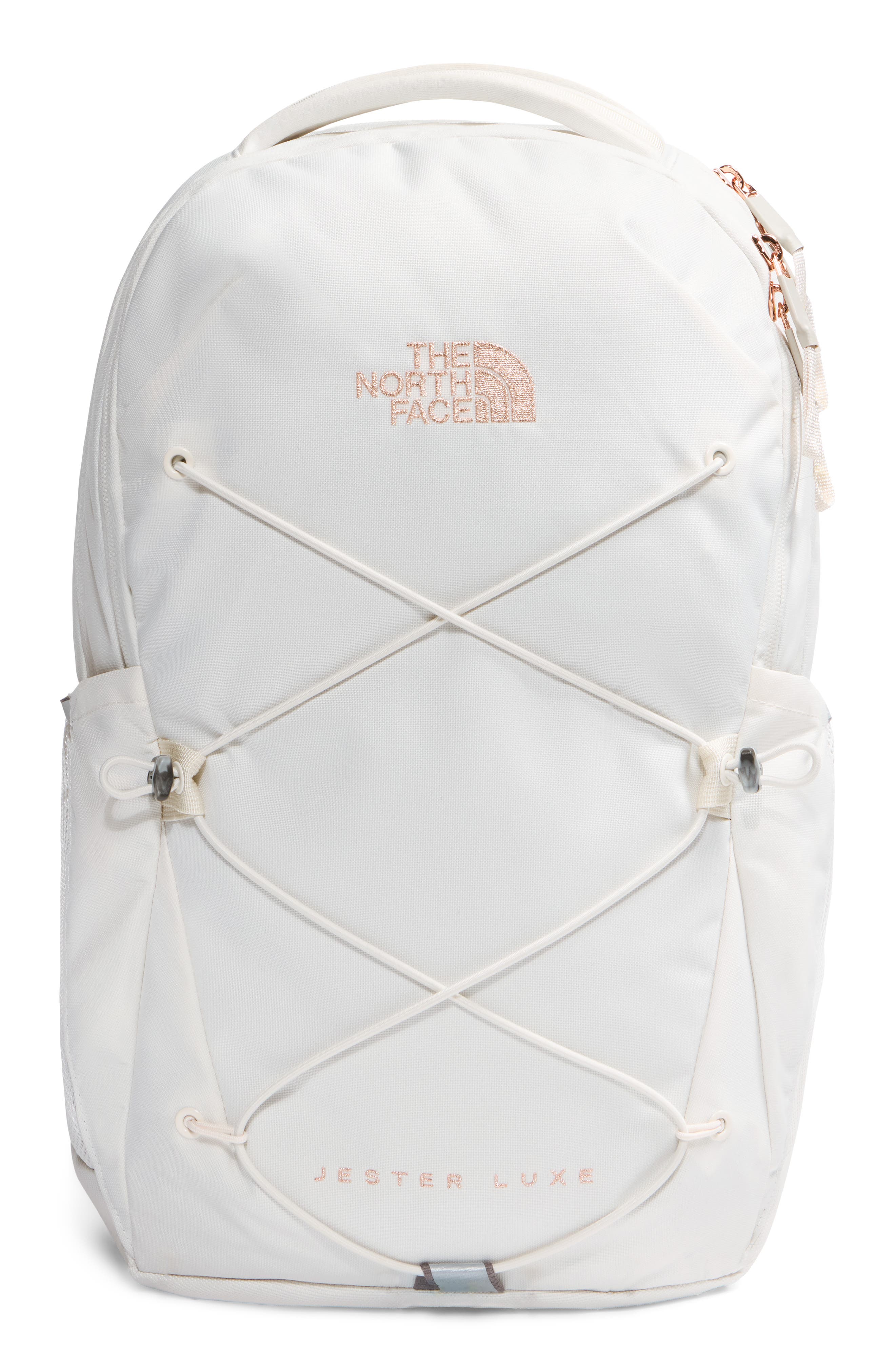 Jester Luxe Backpack, Main, color, WHITE DUNE/ BURNT CORAL