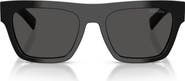 Prada 55mm Rectangular Sunglasses