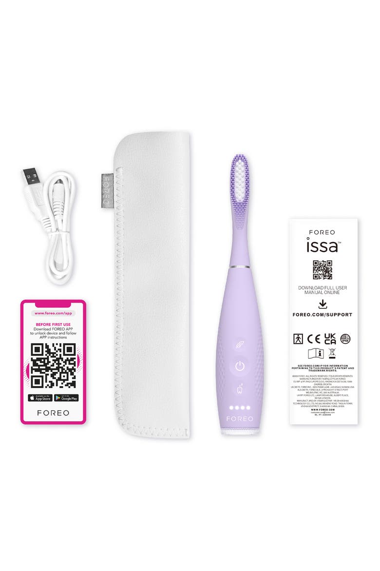 ISSA 4 Plus Smart Hybrid Sonic Toothbrush, Alternate, color, LAVENDAR