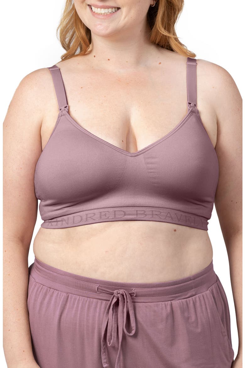 Busty Contour Hands-Free Pumping & Nursing Bra-  Sizing Options Available in E-H Cup, Main, color, TWILIGHT