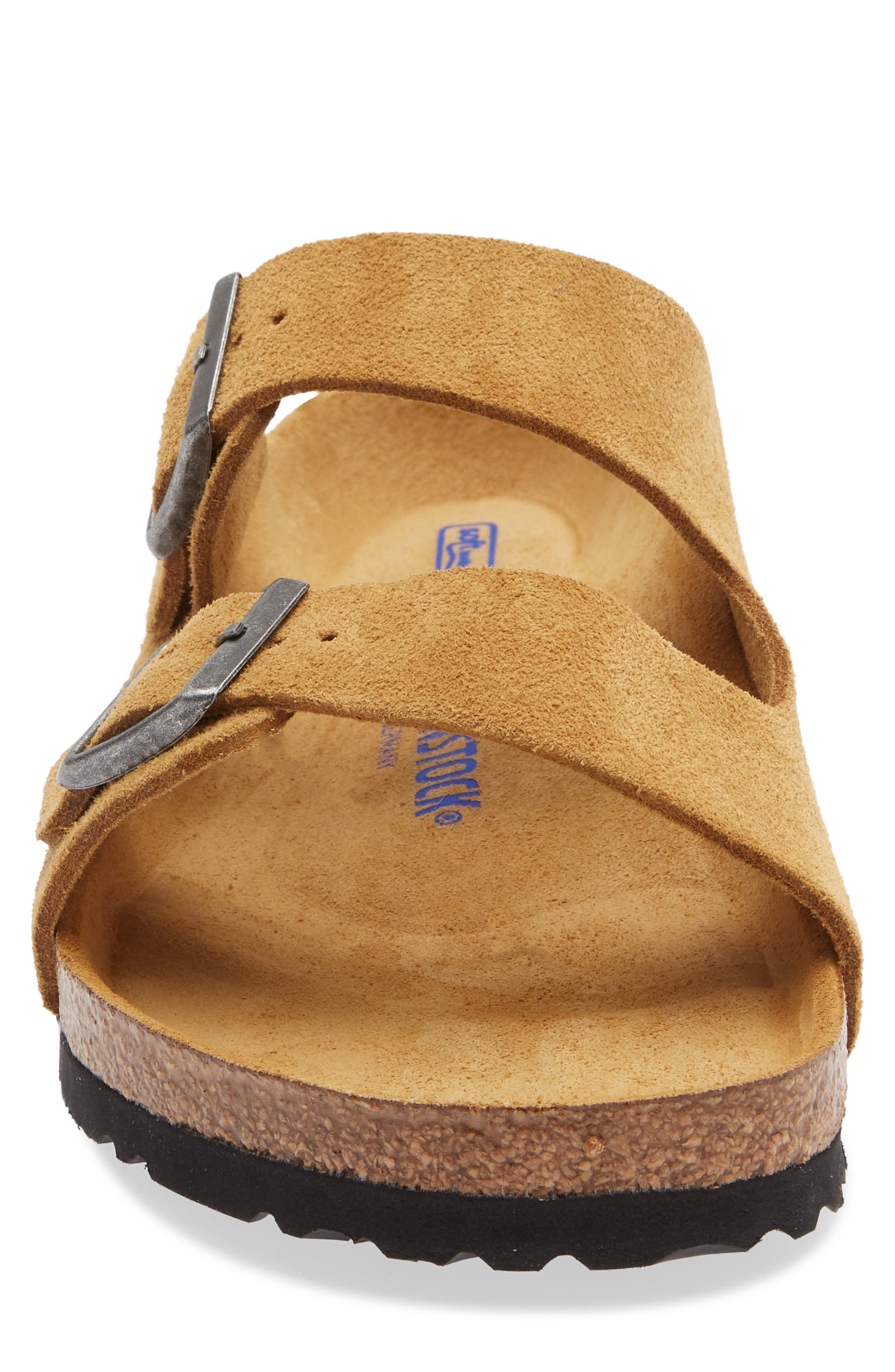 Arizona Soft Slide Sandal, Alternate, color, CORK BROWN