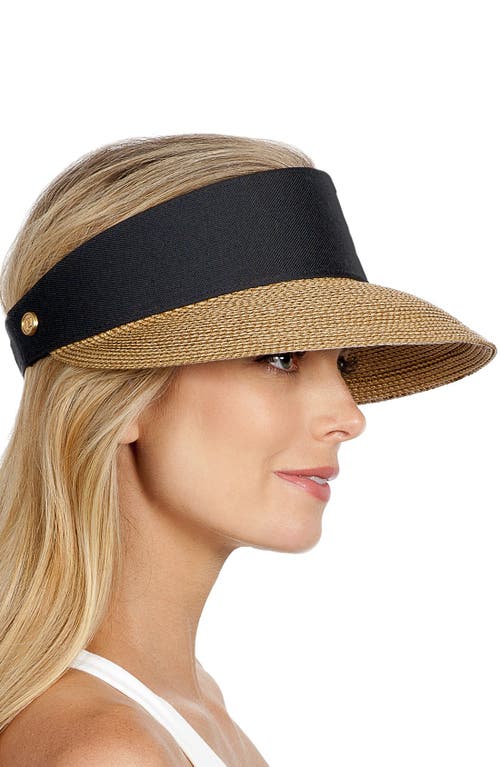 Eric Javits Squishee Straw Champ Custom Fit Visor