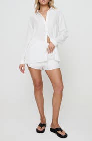 Princess Polly The Chloe Button-Up Top & Shorts Set