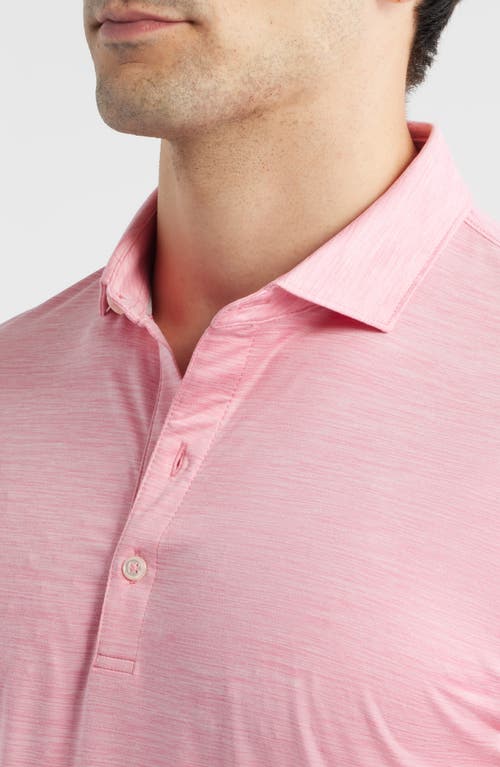 Johnnie-o Huron Prep-formance Polo In Pink