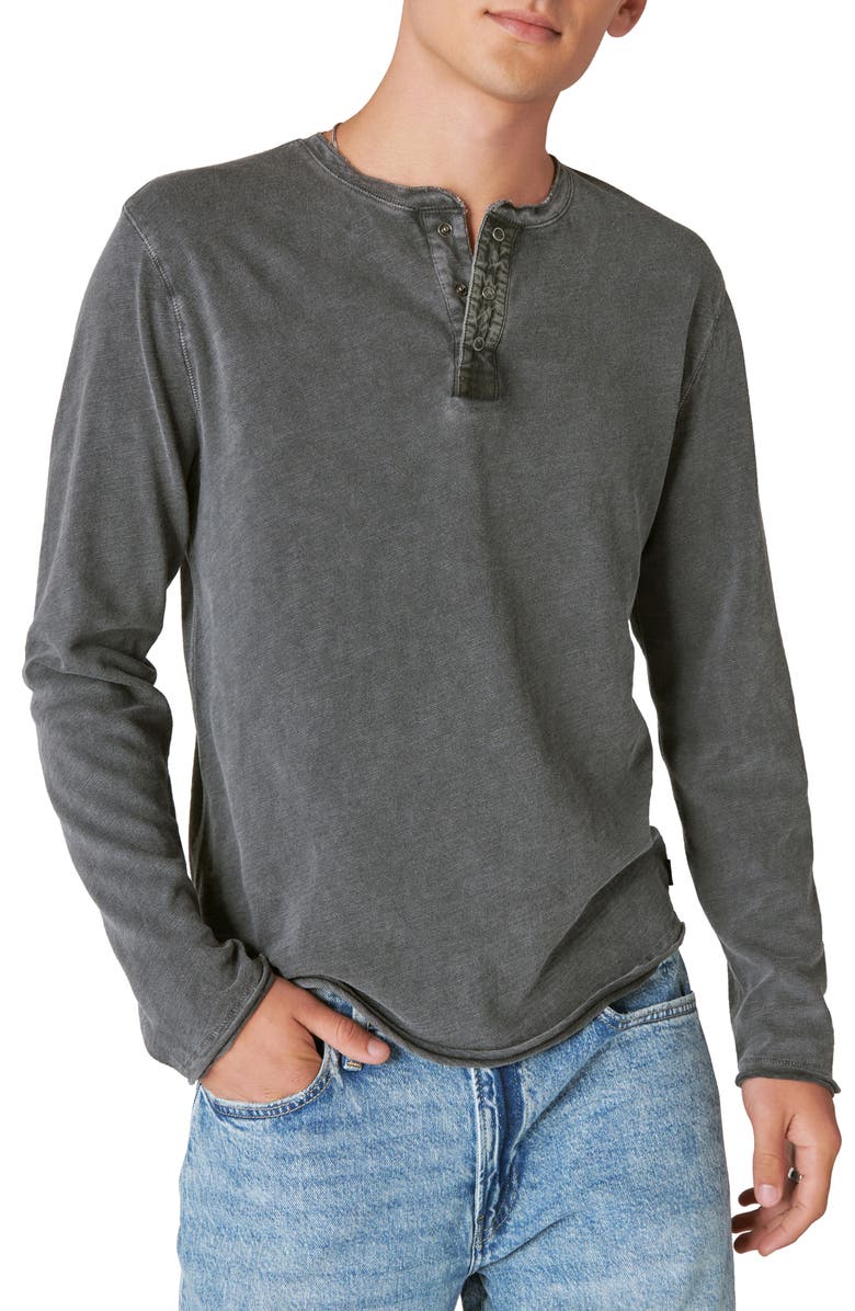 Lucky Brand Weekend Slub Cotton Jersey Henley, Main, color, 