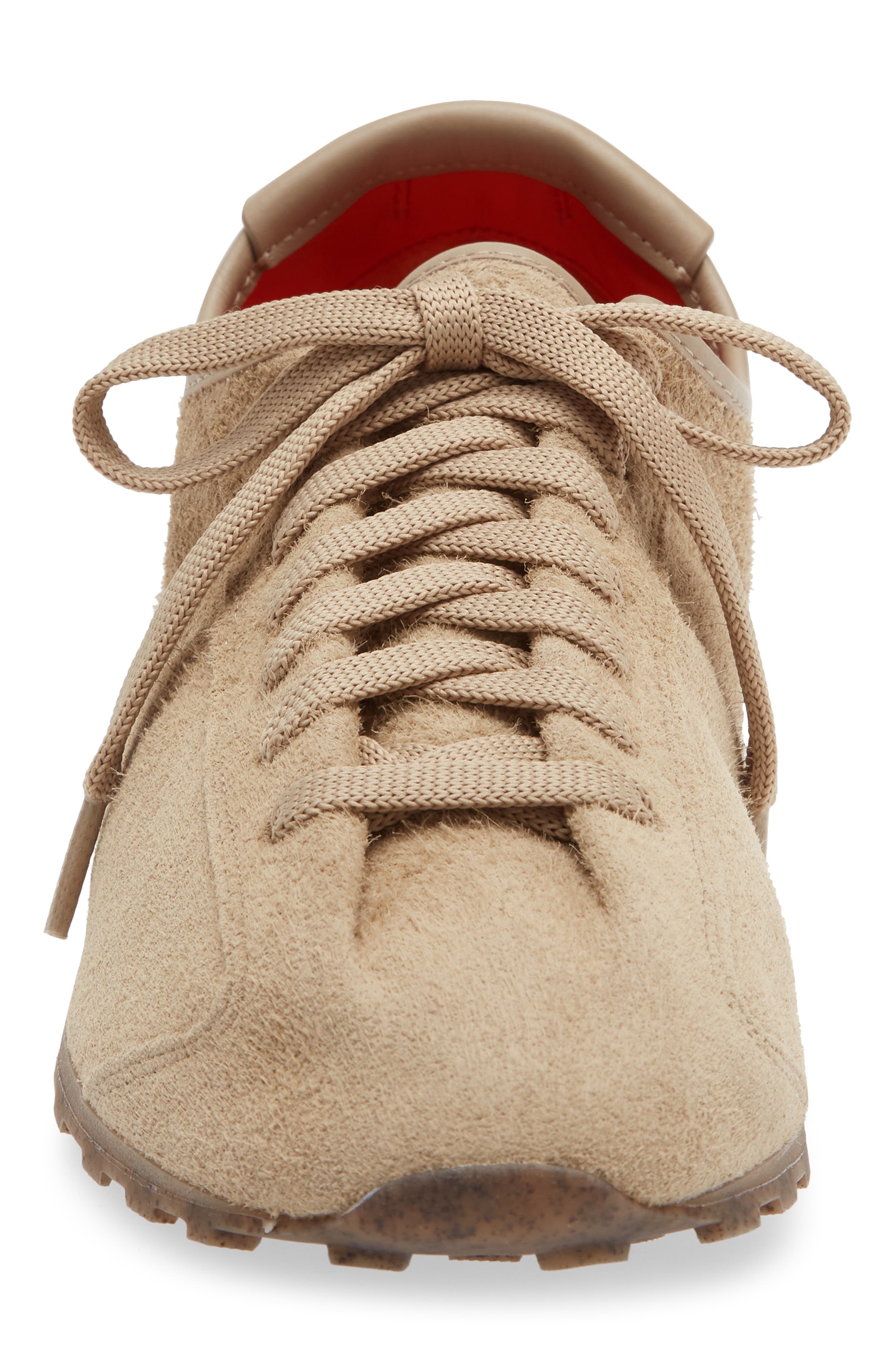 Les Tennis Low Top Sneaker, Alternate, color, DARK BEIGE