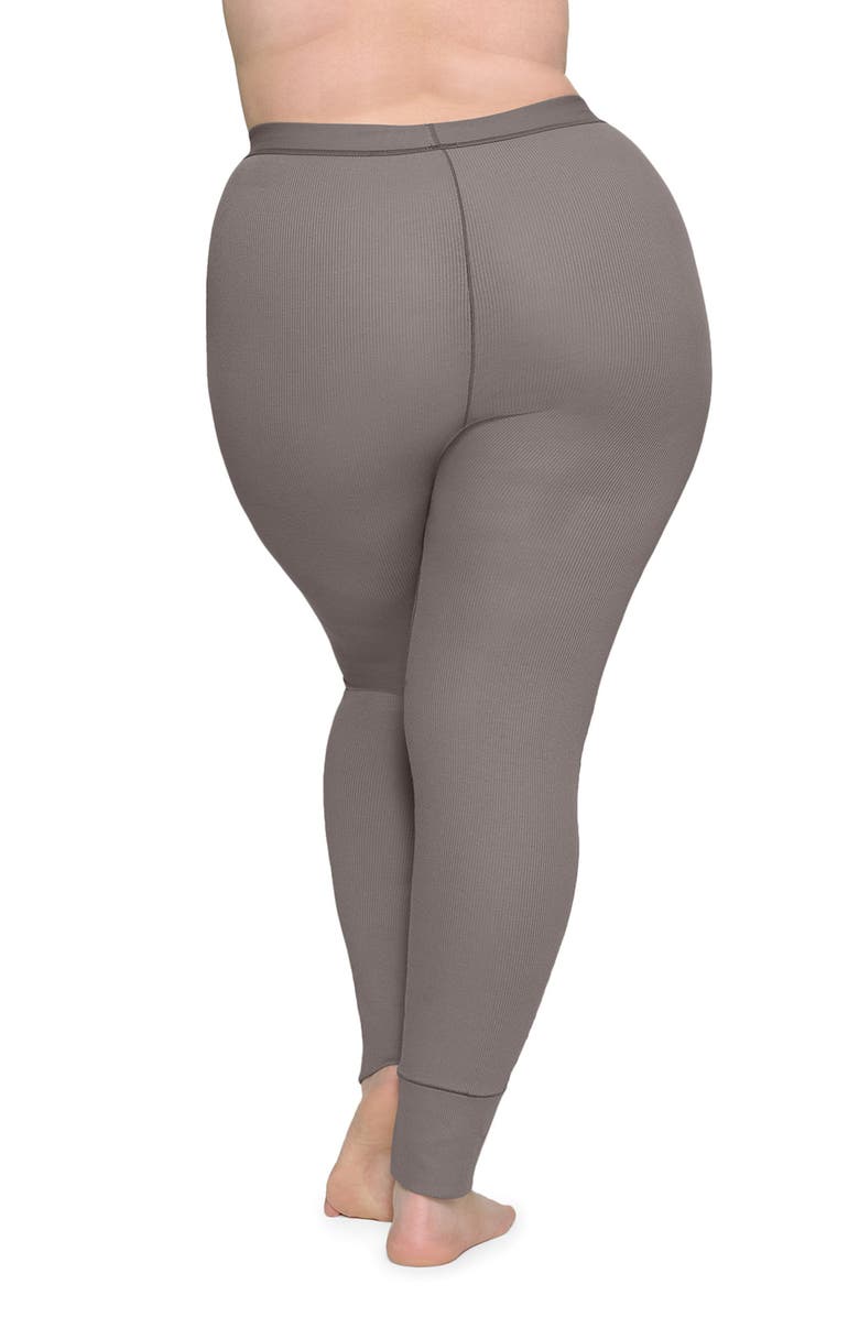 SKIMS Stretch Cotton Rib Leggings, Alternate, color, 