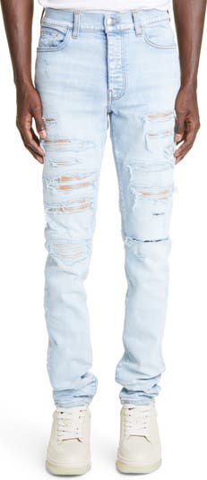 Jeans Amiri Plaid Thrasher Denim - Deep Classic Blue - Taille 36 Homme - BNWT