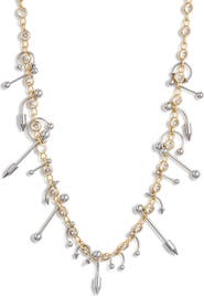 VIDAKUSH Duotone Piercing Station Necklace