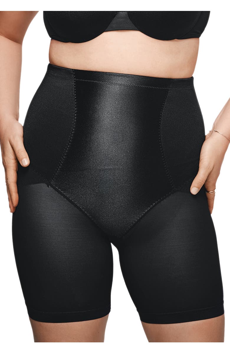 Secret Solutions Power Shaper Firm Control Long Leg Shaper, Main, color, Black