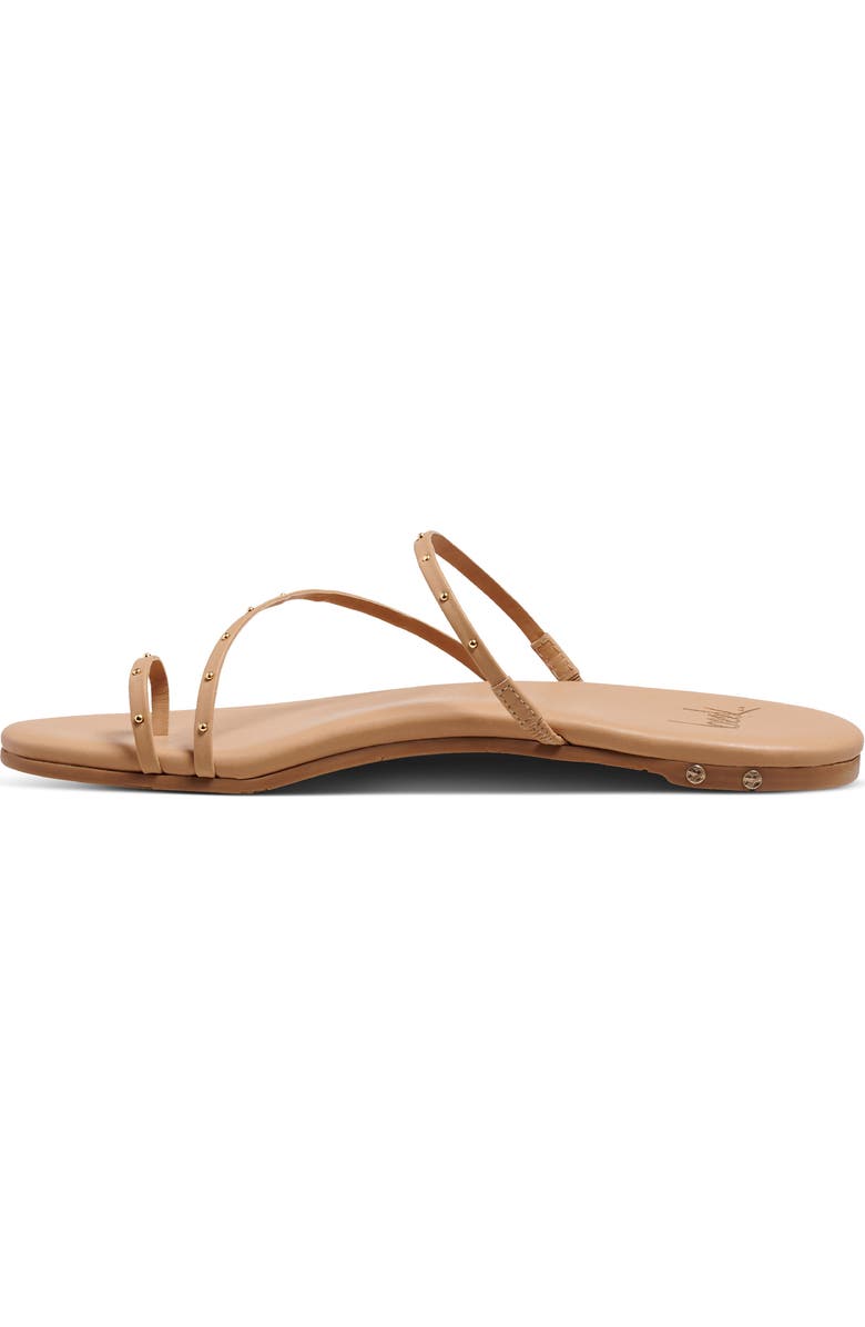 Beek Ula Studded Leather Sandal, Alternate, color, Beach