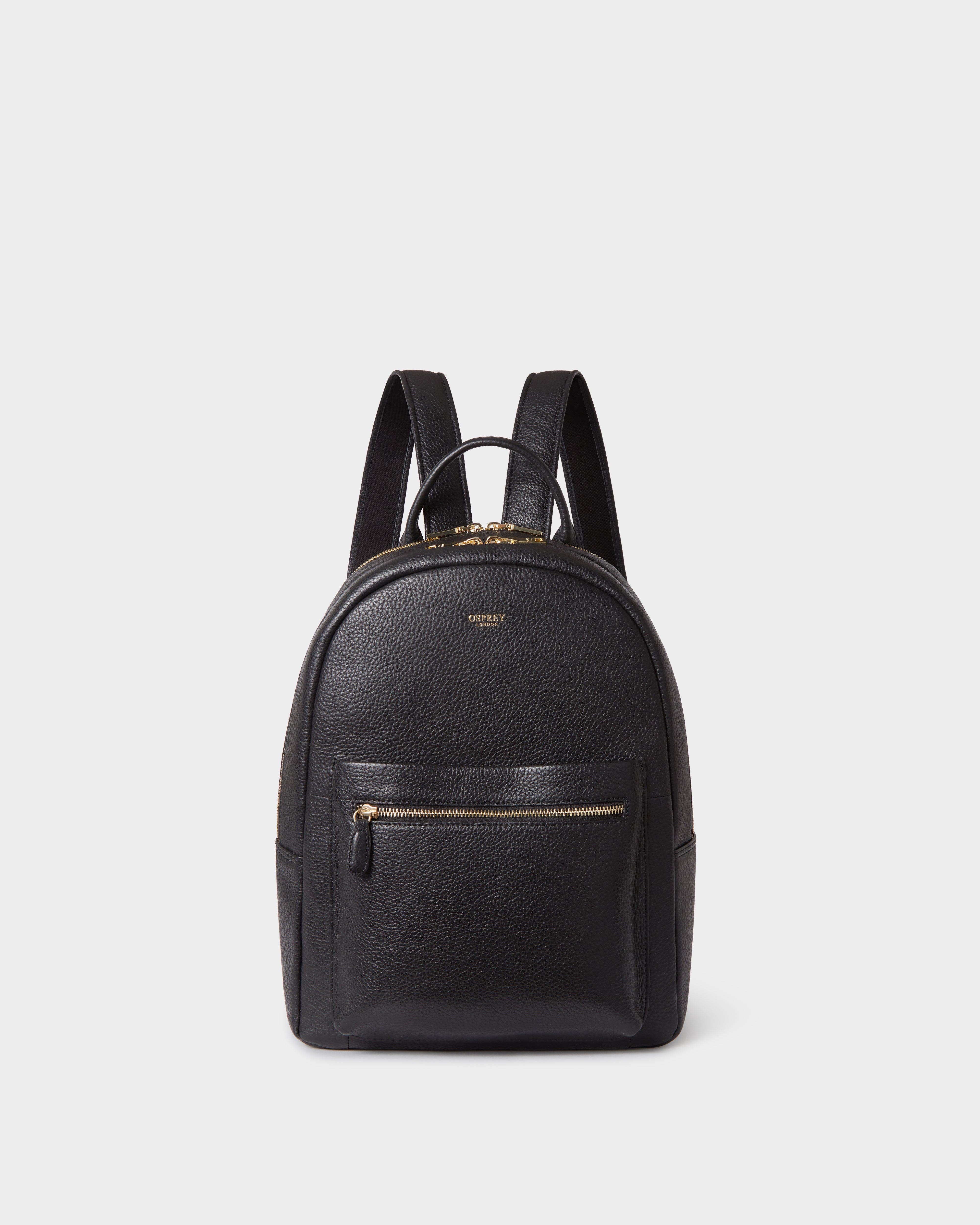 The Adaline Leather Backpack, Main, color, Black