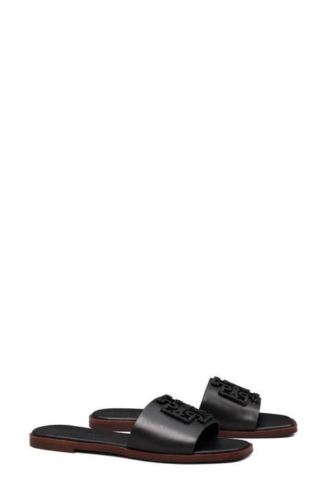 Black flat shops sandals canada