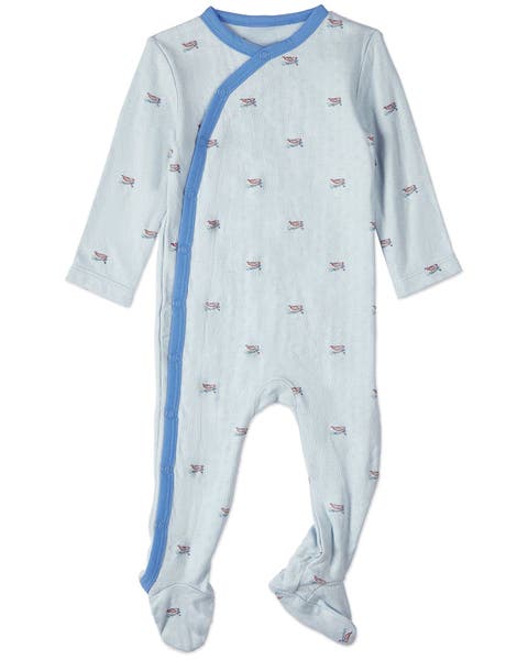 Row Your Boat Gently Pointelle Footie