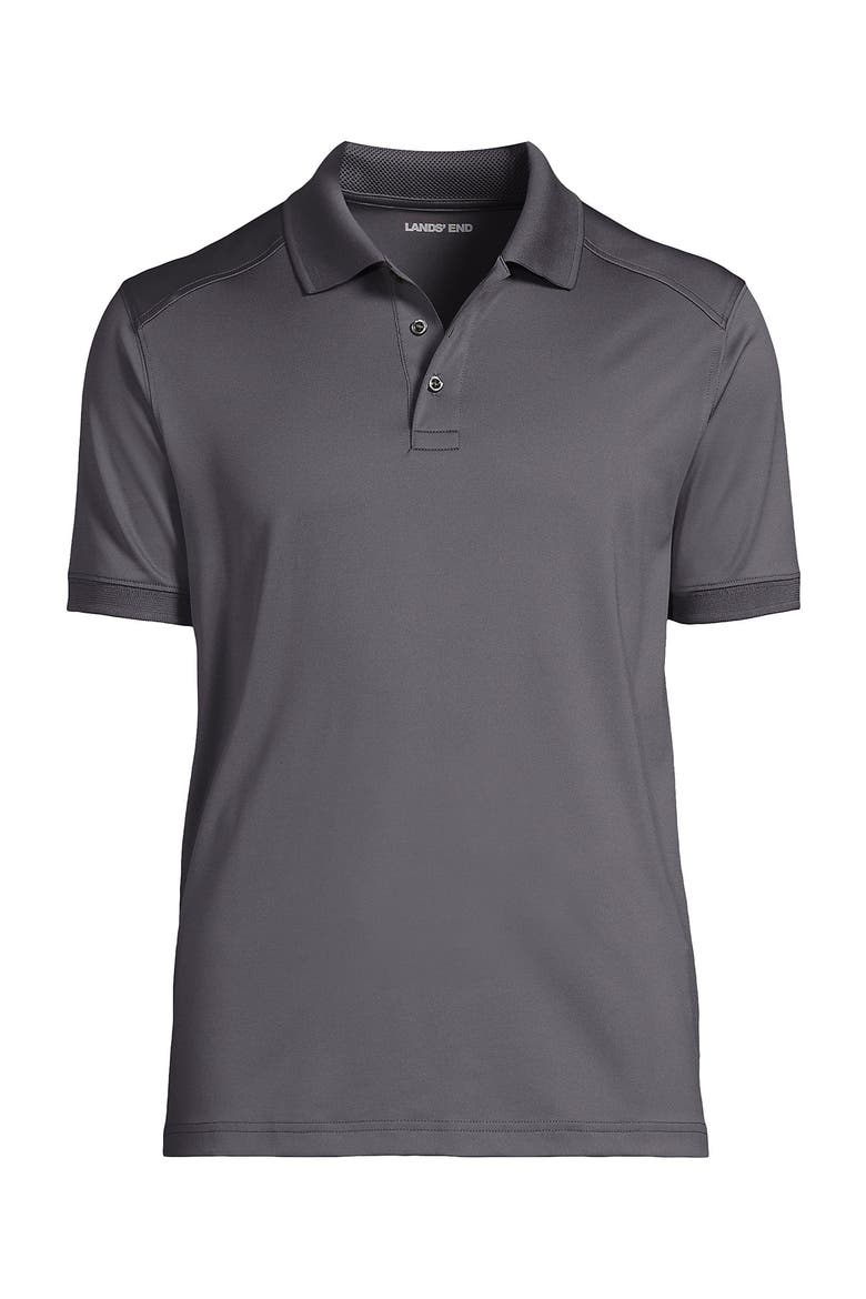 School Uniform Young  Short Sleeve Rapid Dry Polo Shirt, Alternate, color, Arctic Gray