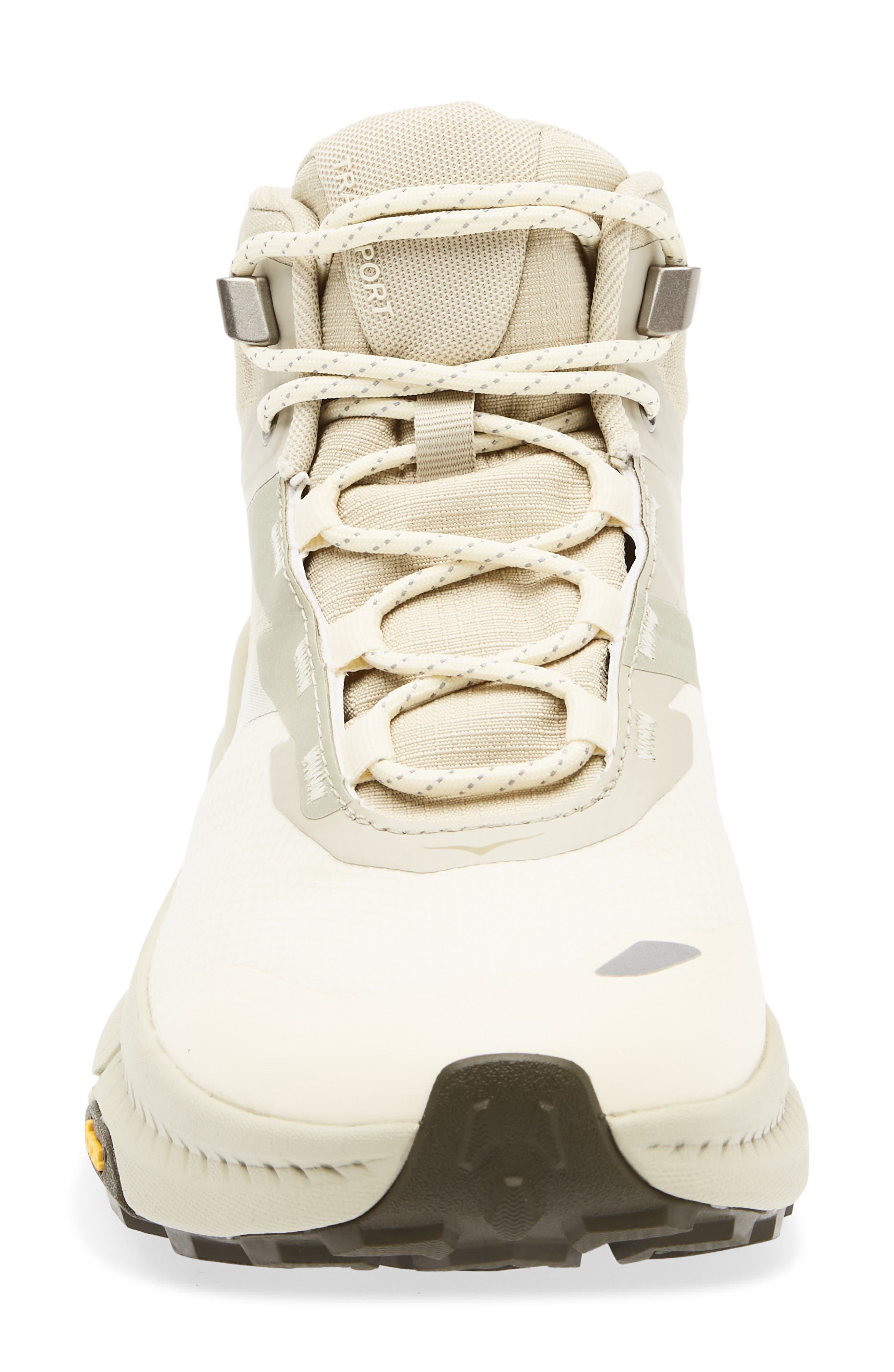 HOKA Transport Chukka GORE-Tex<sup
®</sup
 Waterproof Trail Shoe, Alternate, color, Oyster Mushroom / Yellow