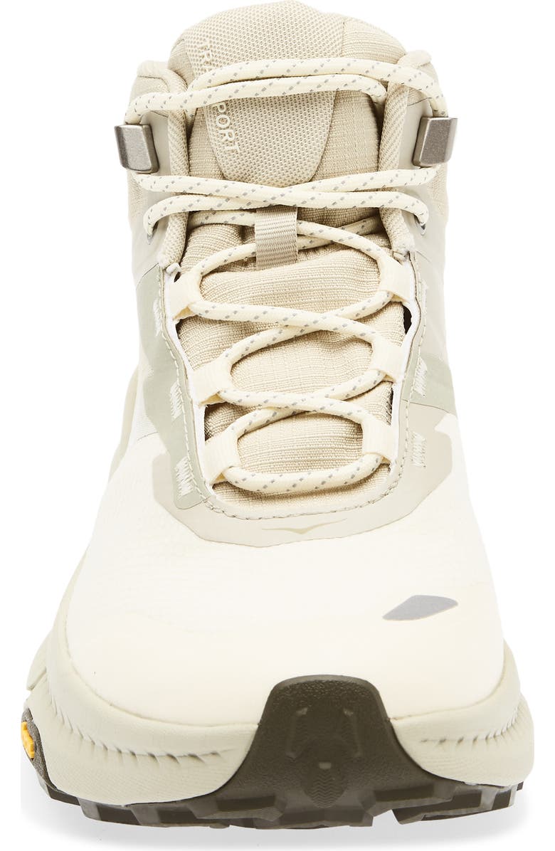 HOKA Transport Chukka GORE-Tex<sup
®</sup
Waterproof Trail Shoe, Alternate, color, Oyster Mushroom / Yellow