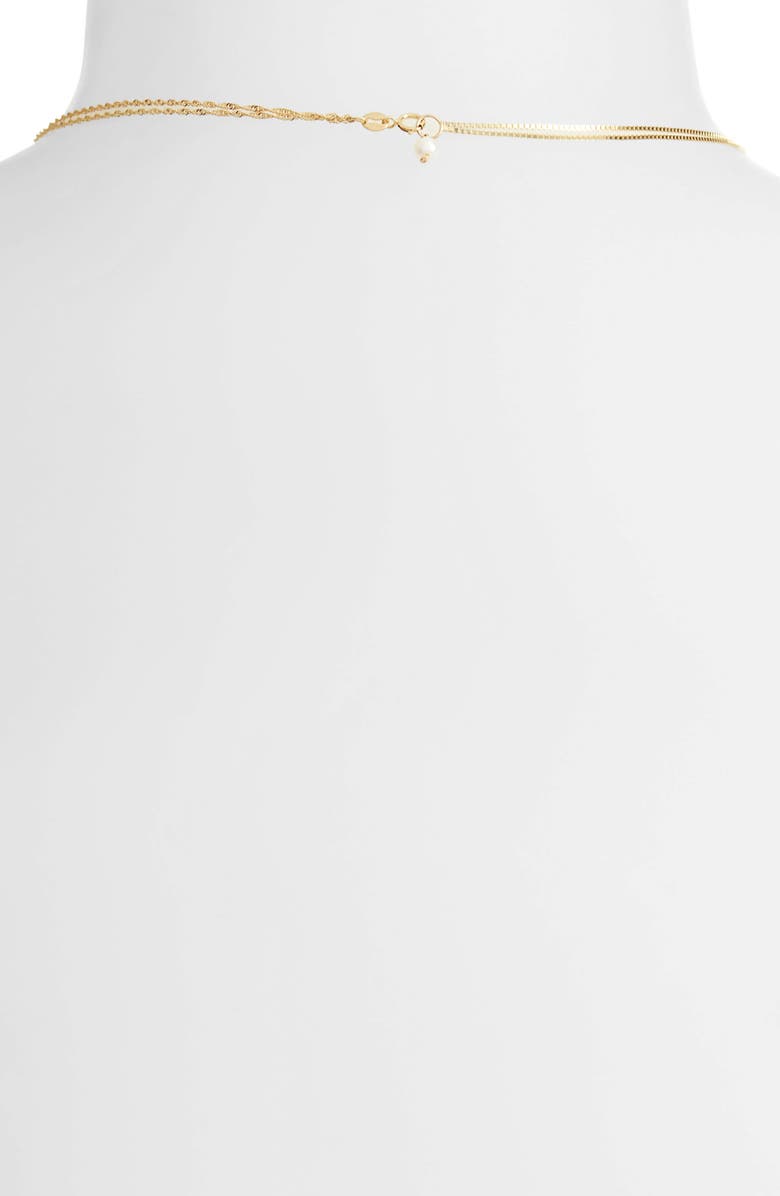 Poppy Finch Double Chain Necklace, Alternate, color, 