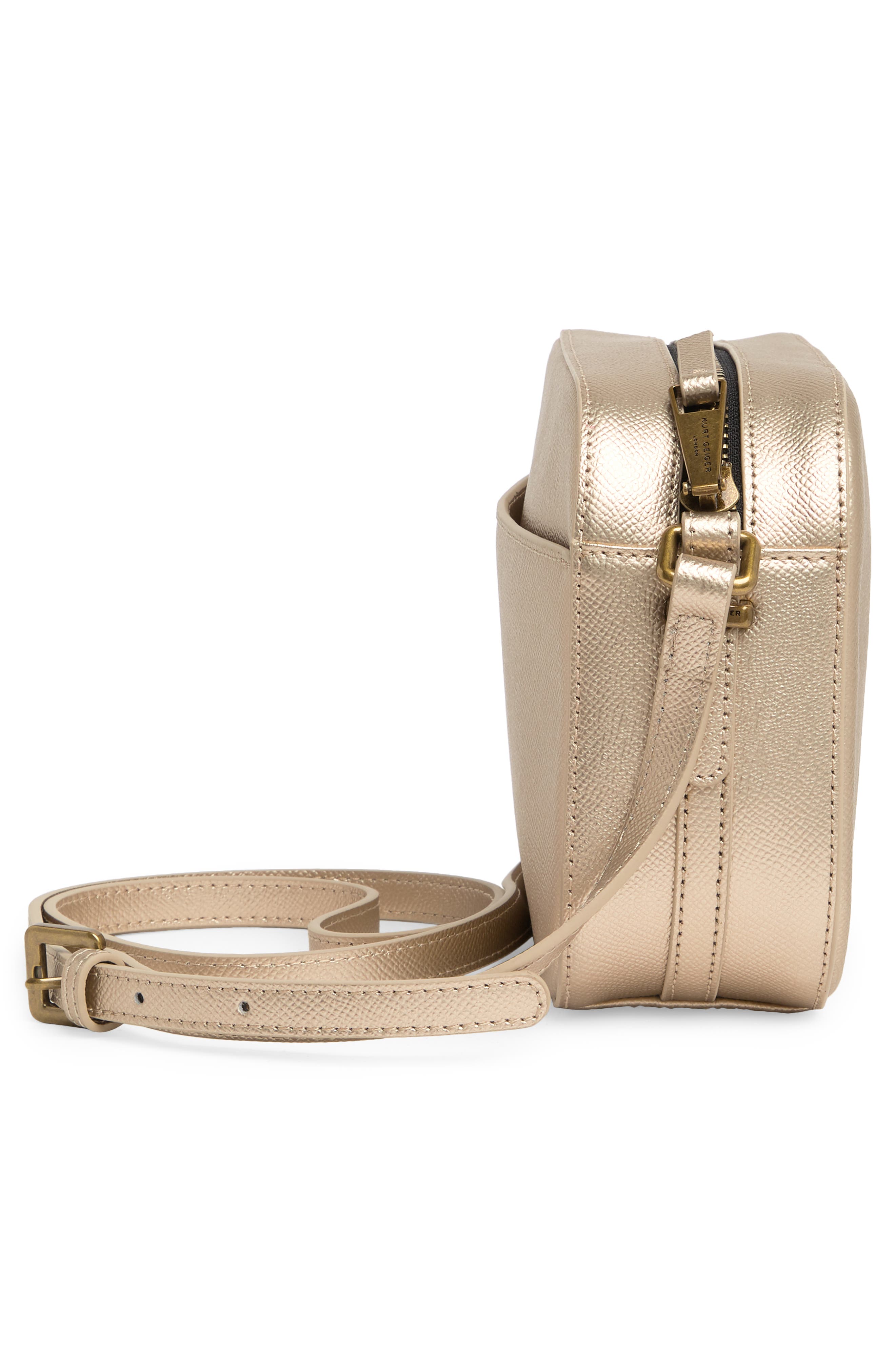 Kurt Geiger London Richmond Crossbody Bag, Alternate, color, Gold